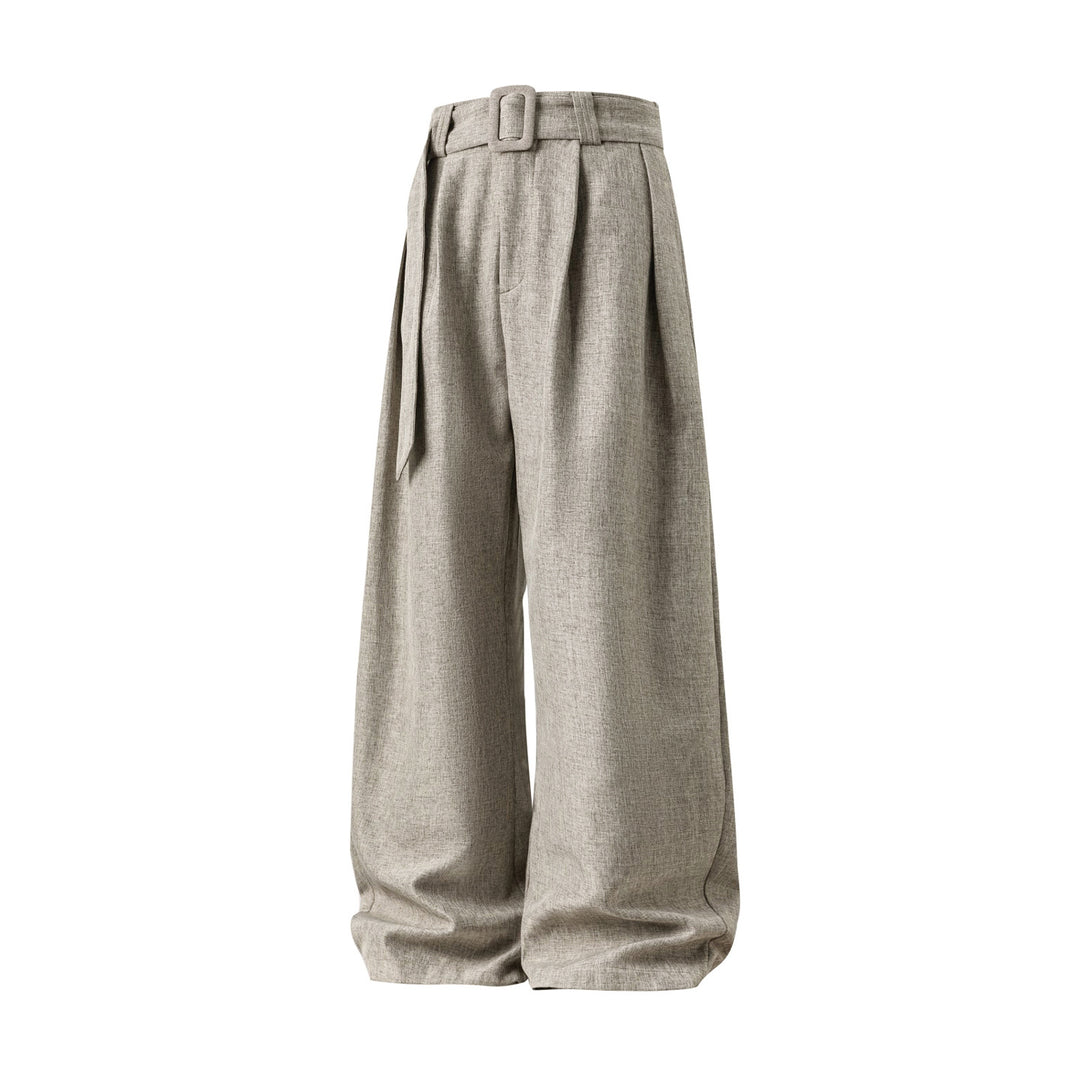 Weite, elegante Herrenhose aus Viskosemischung – fließender Fall