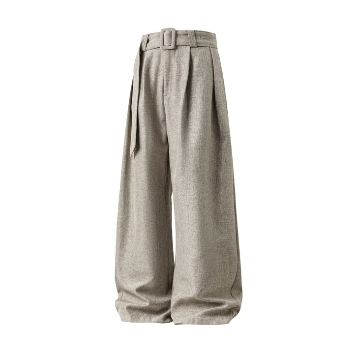 Weite, elegante Herrenhose aus Viskosemischung – fließender Fall
