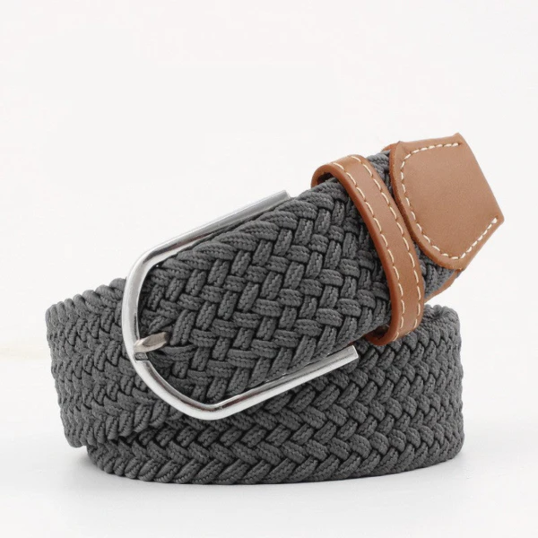 Ceinture Tressée Extensible – Boucle en Alliage Ajustable