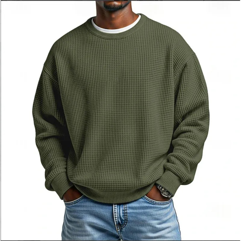 Sudadera de hombre – Corte informal, jersey fácil de llevar