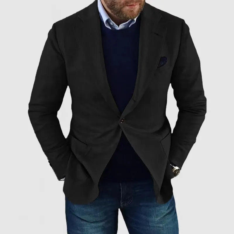 Veste Homme Slim Imprimée – Détail Double Boucle