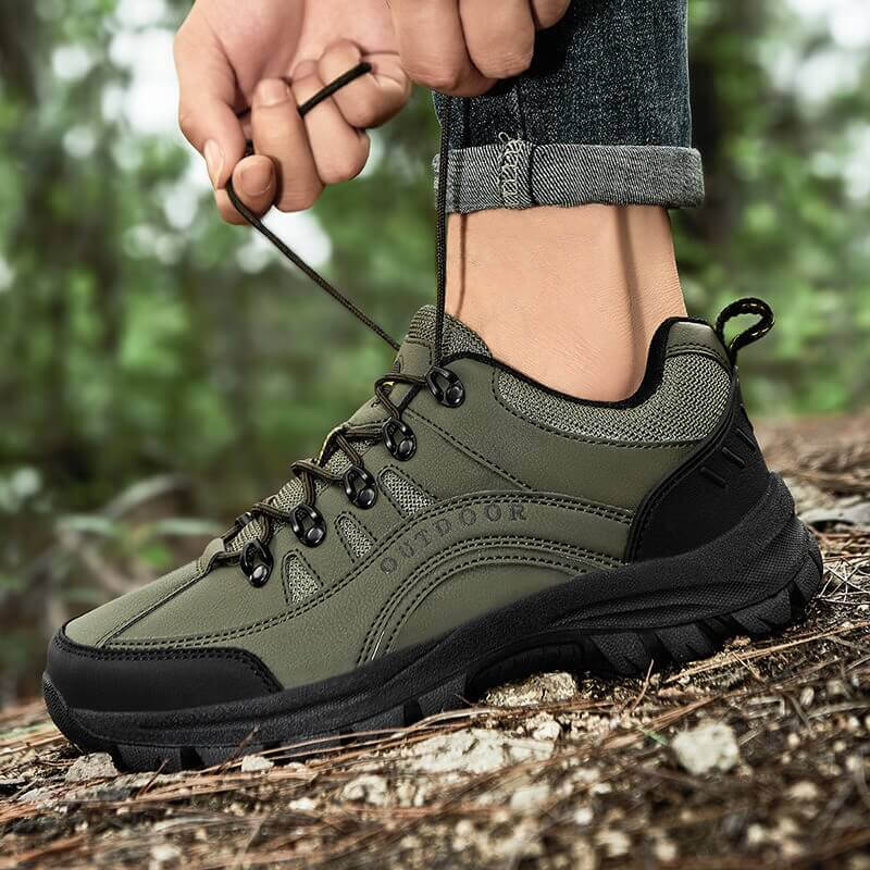 Herren-Wanderschuhe – Gummisohle und atmungsaktives Gewebe