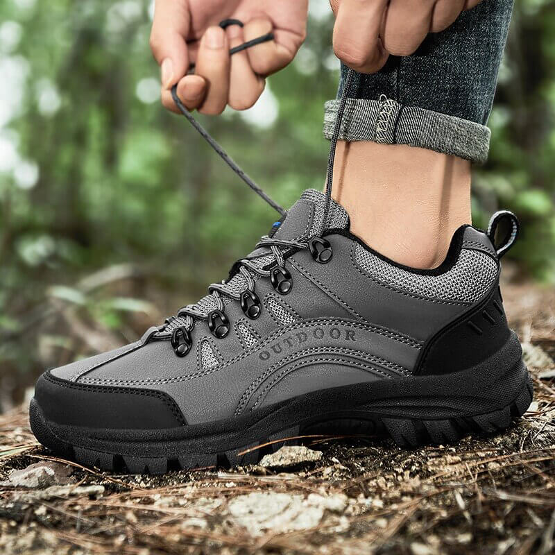 Herren-Wanderschuhe – Gummisohle und atmungsaktives Gewebe