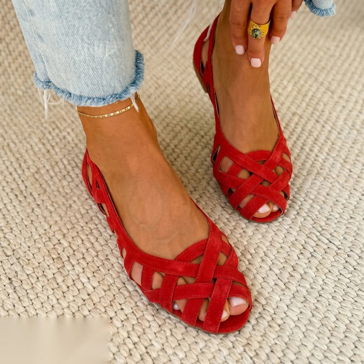 Damen Komfort Sandalen – Flexible Slip-On mit Dämpfender Sohle