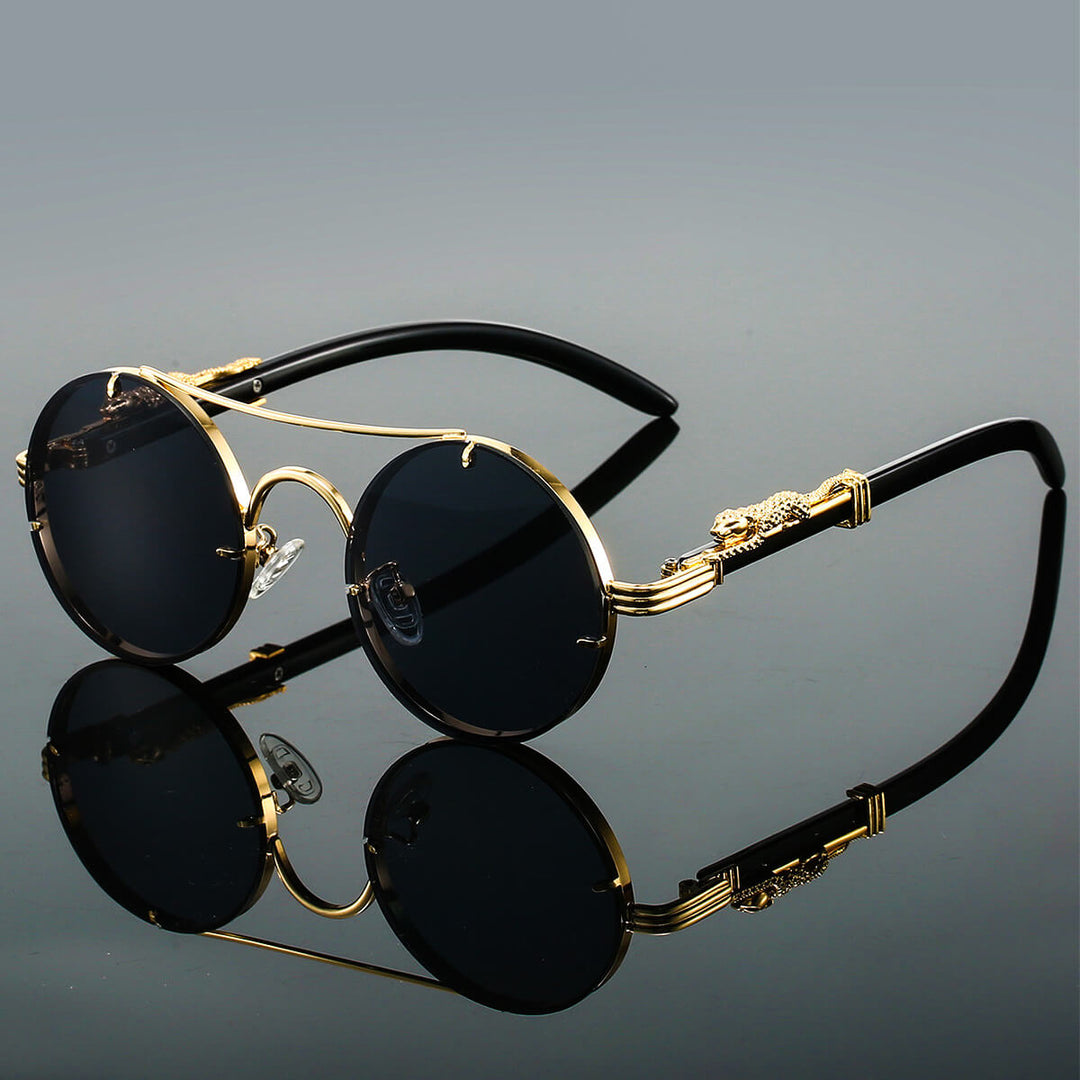 Unisex Retro Oversize Sonnenbrille – Acetatgestelle UV400