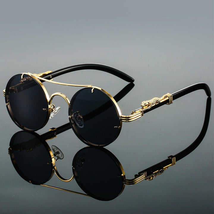 Unisex Retro Oversize Sonnenbrille – Acetatgestelle UV400