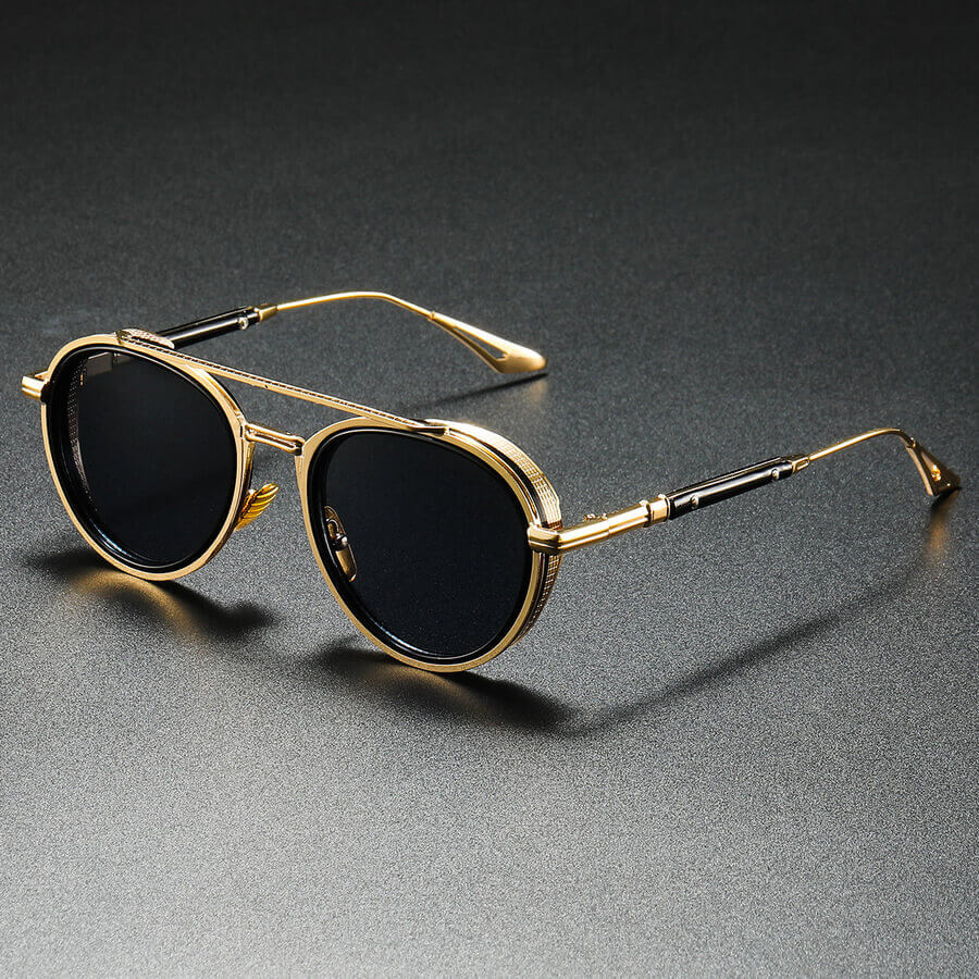 Unisex Retro Sonnenbrille – Oversize Acetatgestell UV400