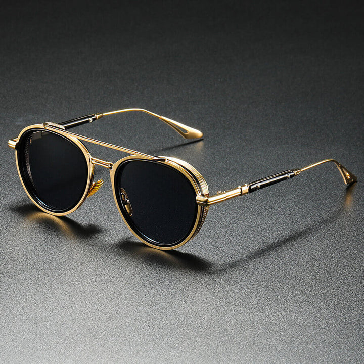 Unisex Retro Sonnenbrille – Oversize Acetatgestell UV400