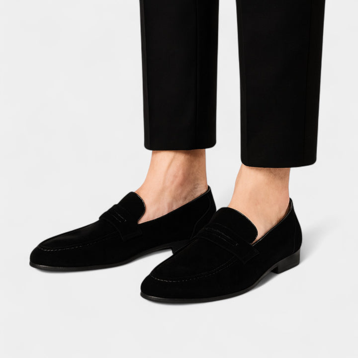 Mocassini uomo in camoscio slip-on – comfort versatile