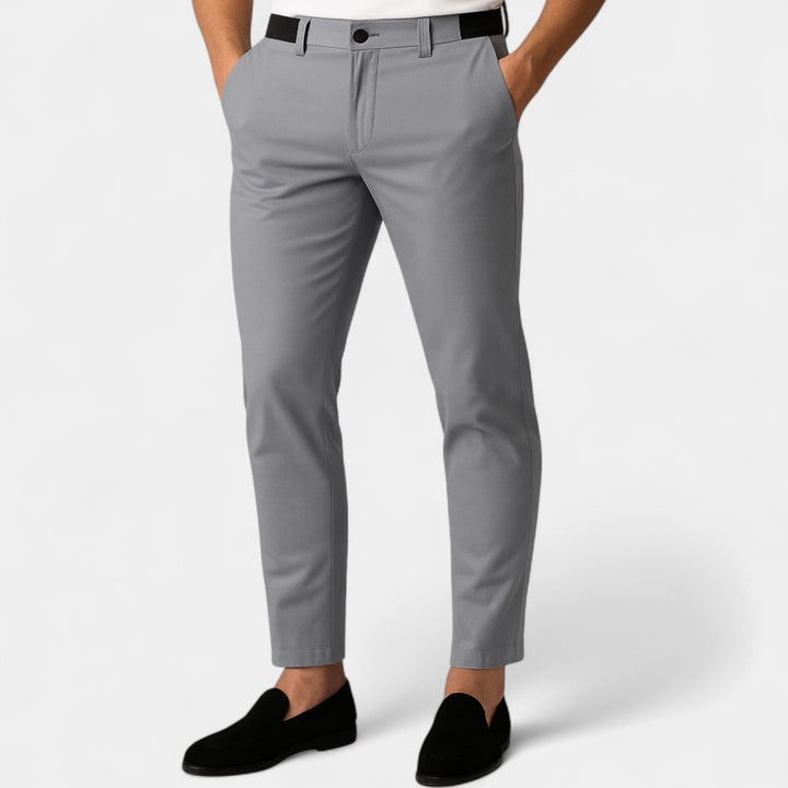 Herren Stretch-Baumwoll-Chino – angepasster Look, raffinierter Stil