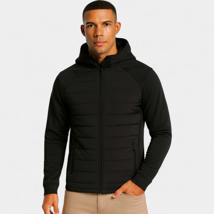 Herre softshell dunjakke med hætte – koreansk stil