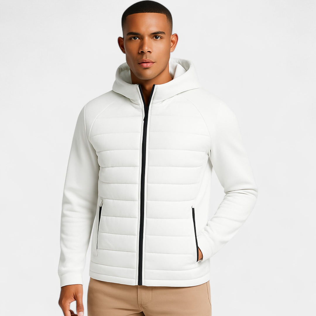 Herre softshell dunjakke med hætte – koreansk stil