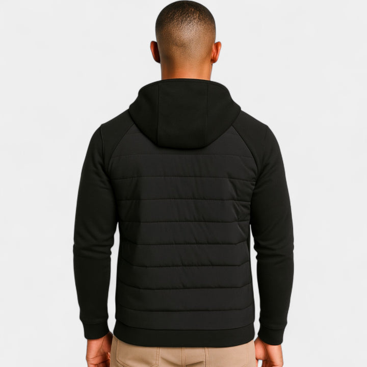 Herre softshell dunjakke med hætte – koreansk stil