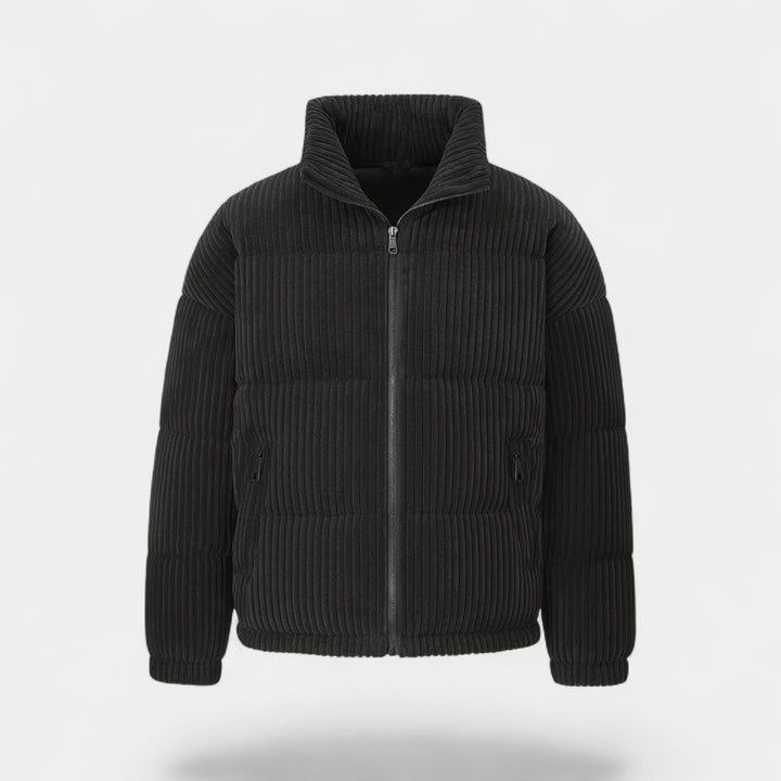 Herren Steppjacke aus Cord – weiter, verstärkter Schnitt