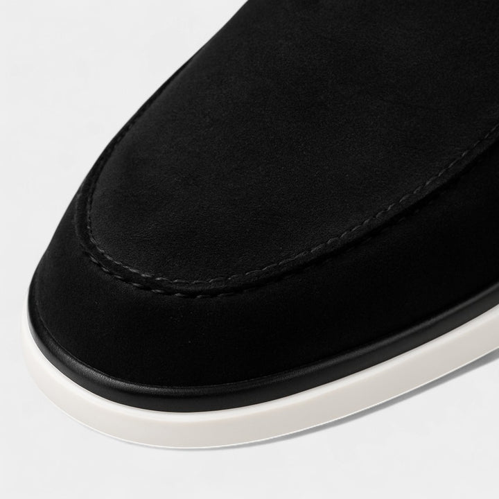 Mocassini uomo in camoscio con lacci – stile casual quotidiano