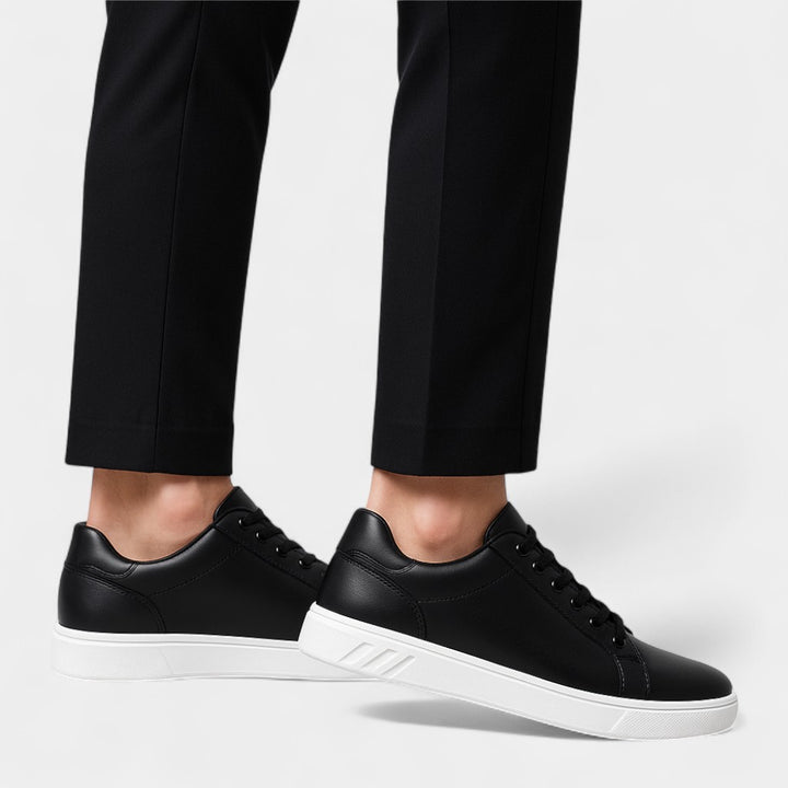 Herren lässige Lederschuhe mit Schnürung