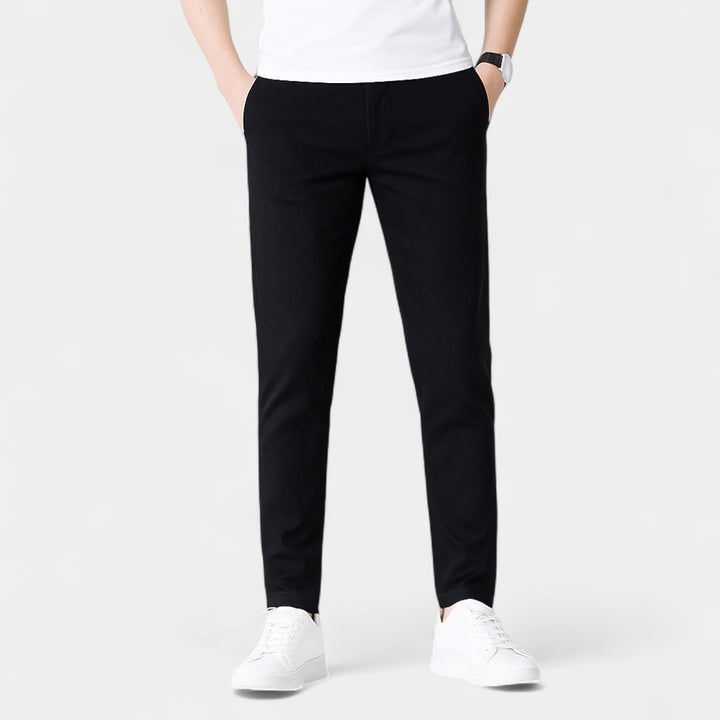 Pantaloni uomo in cotone slim - gamba dritta casual