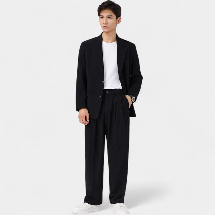 Herren Business Casual Hose Oversize – leichter, lässiger Schnitt