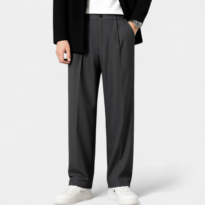 Herren Business Casual Hose Oversize – leichter, lässiger Schnitt