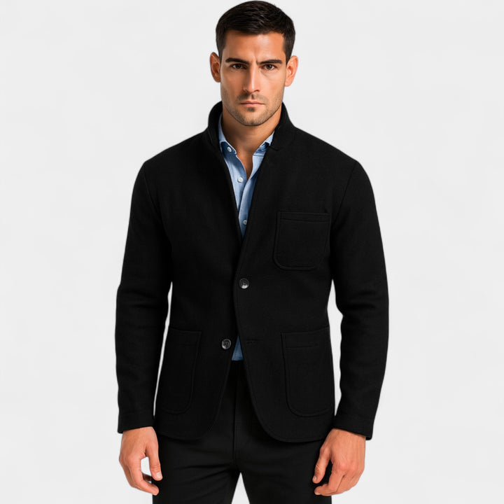 Giacca da completo slim uomo collo alto – eleganza moderna