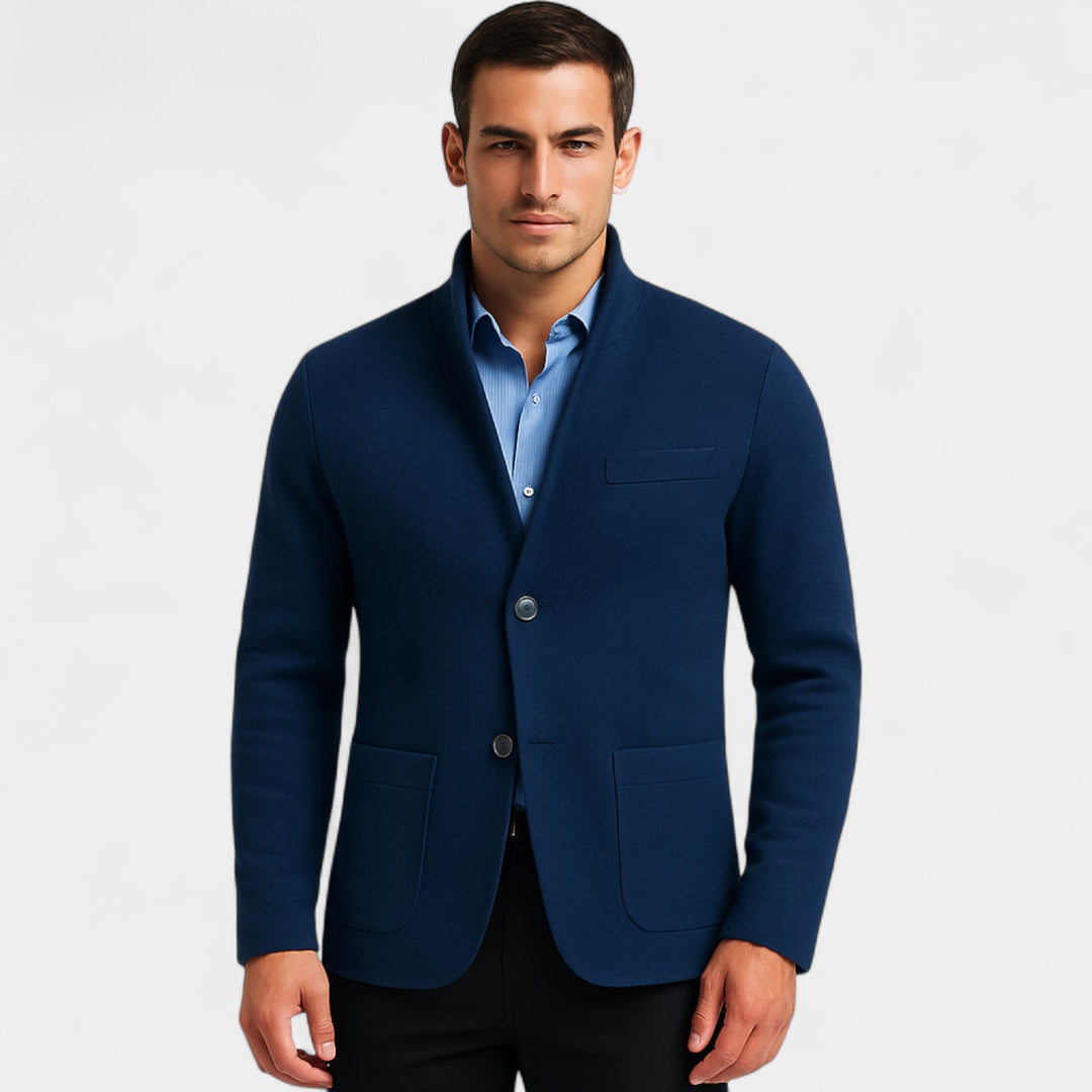 Giacca da completo slim uomo collo alto – eleganza moderna
