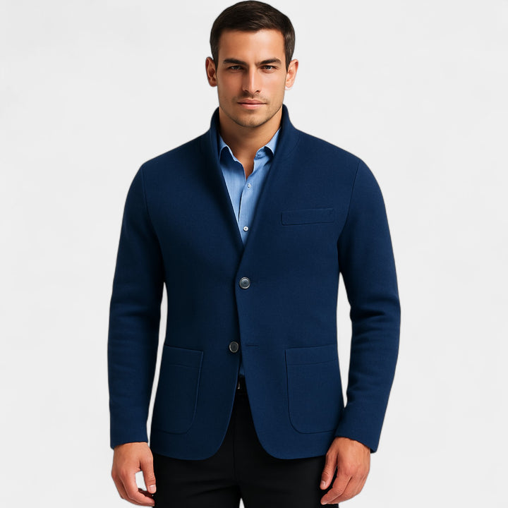 Giacca da completo slim uomo collo alto – eleganza moderna
