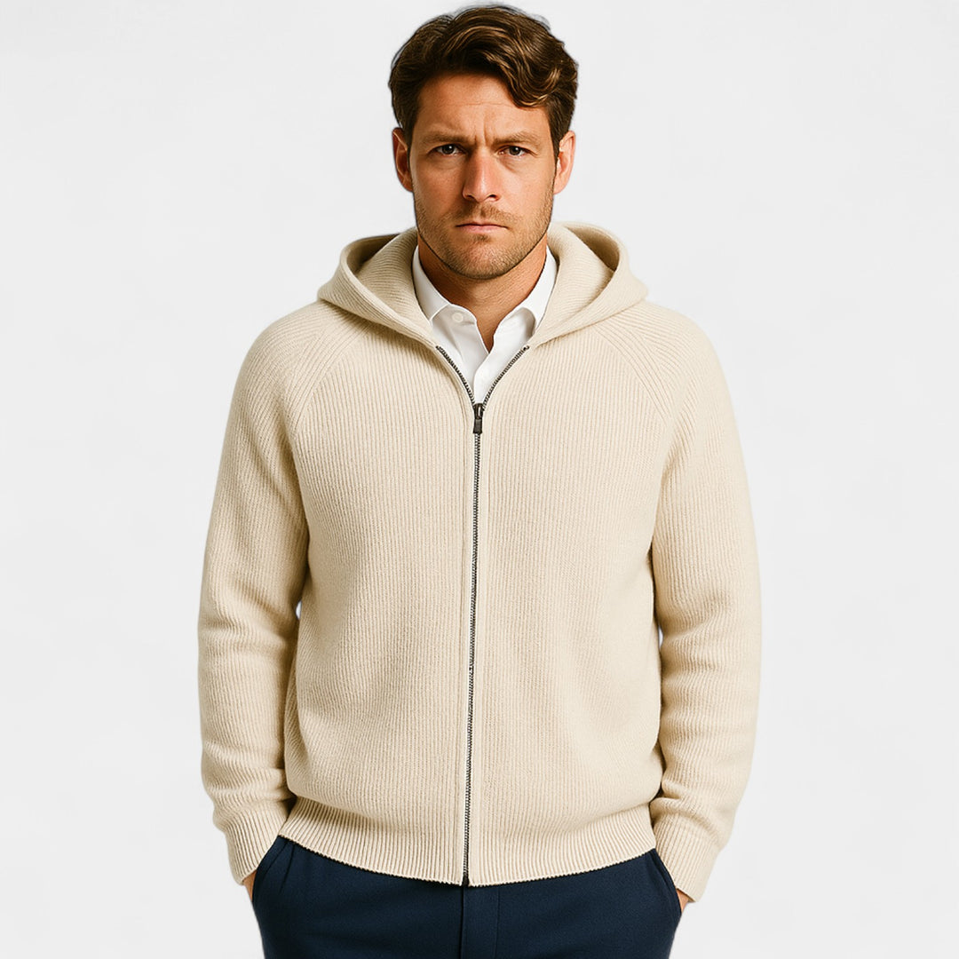 Herren Wolljacke, weiter Schnitt – warmer, lässiger Strick