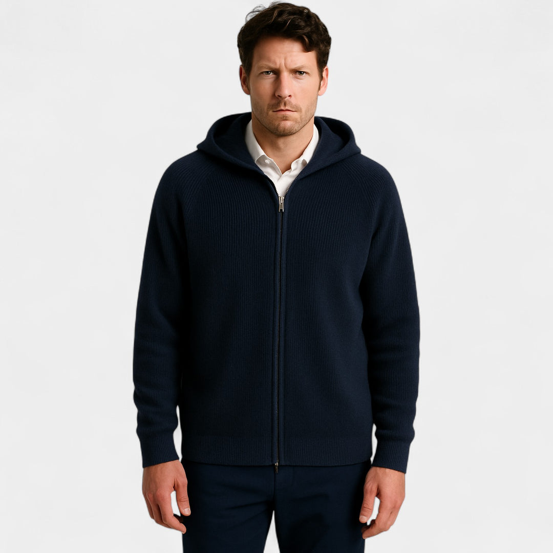 Herren Wolljacke, weiter Schnitt – warmer, lässiger Strick