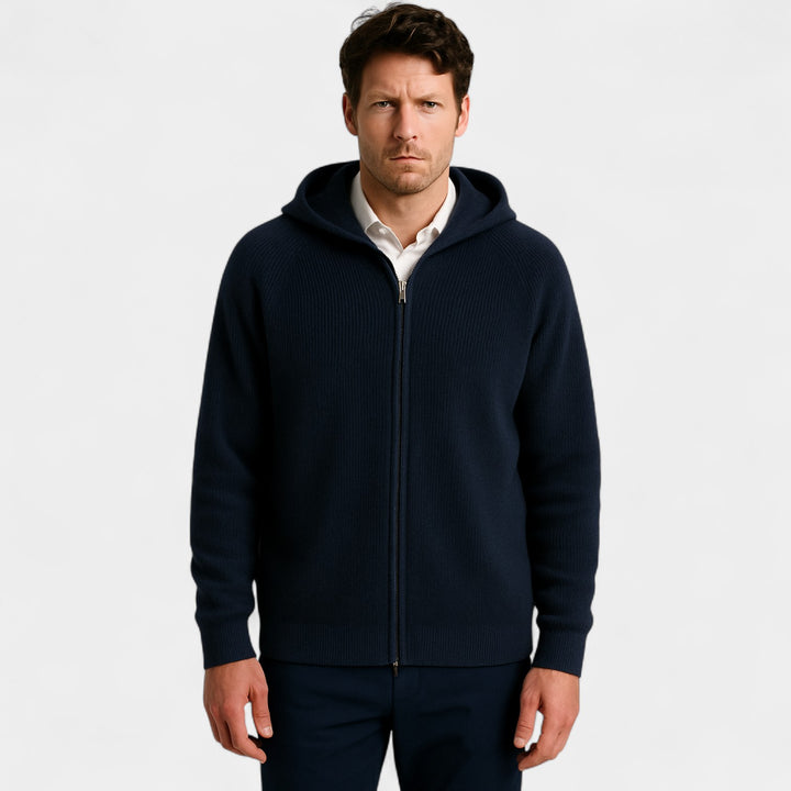 Herren Wolljacke, weiter Schnitt – warmer, lässiger Strick