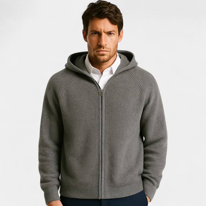 Herren Wolljacke, weiter Schnitt – warmer, lässiger Strick