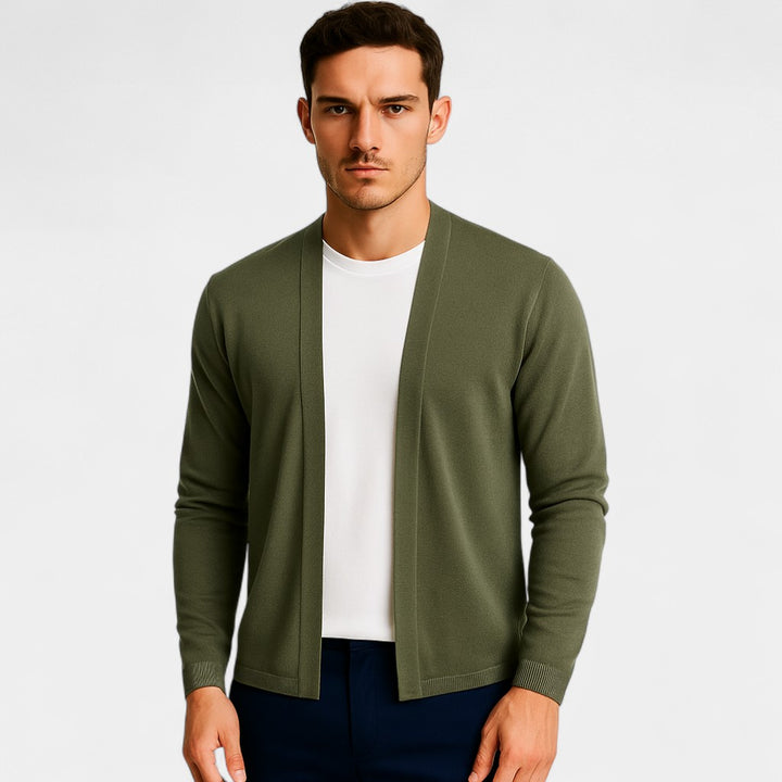 Herren Baumwollcardigan – lässig, tailliert, basic