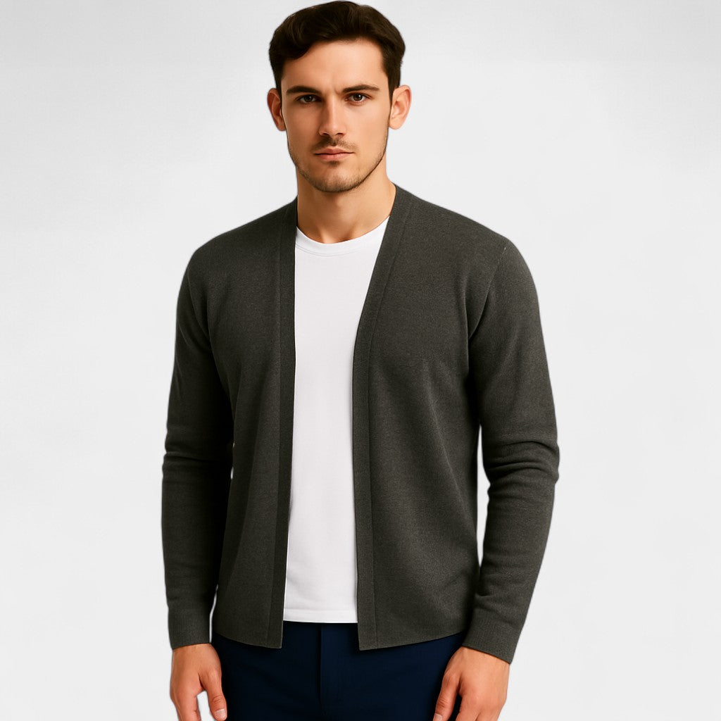 Herren Baumwollcardigan – lässig, tailliert, basic
