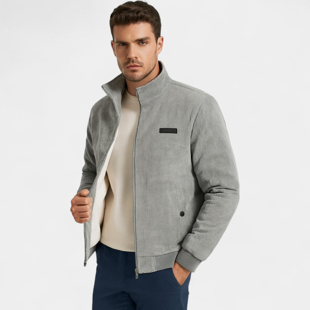 Herren Cordjacke, lässiger Schnitt – zeitlos raffinierter Stil