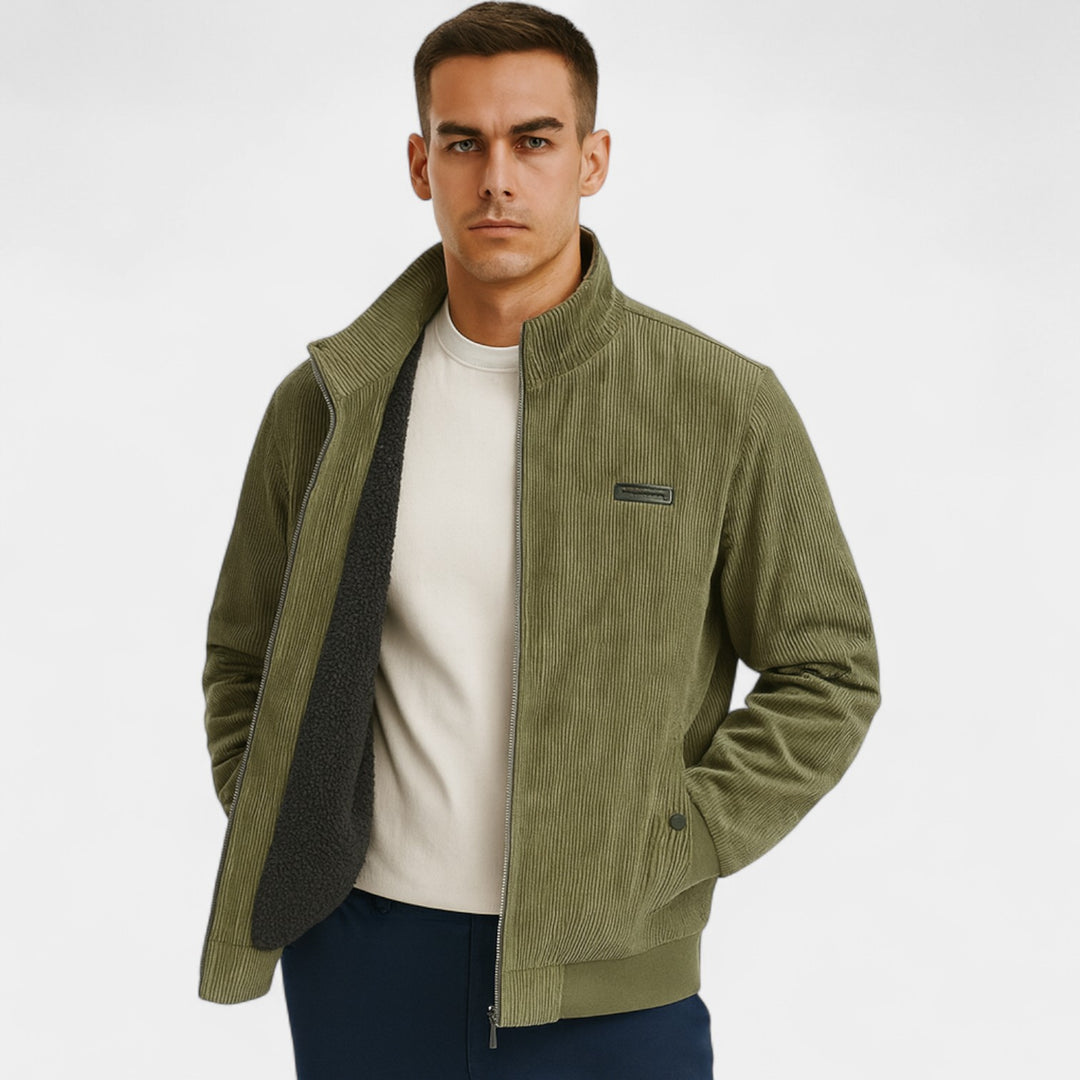 Herren Cordjacke, lässiger Schnitt – zeitlos raffinierter Stil
