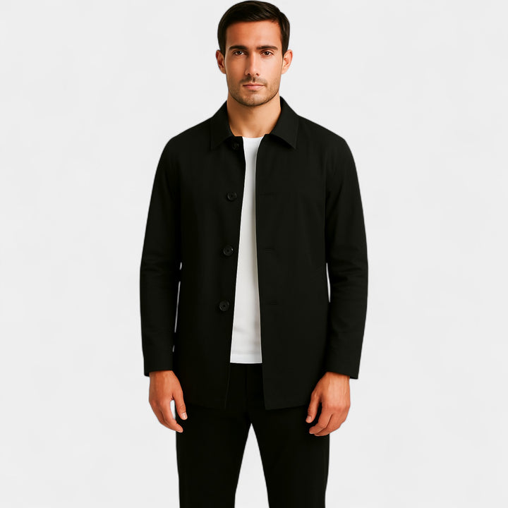 Trench coat uomo mezza lunghezza – cappotto formale leggero