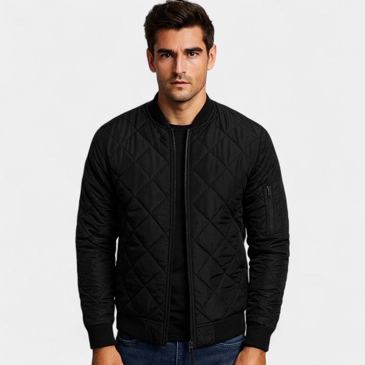 Herren Bomberjacke aus Baumwolle – lässiger Streetwear-Stil