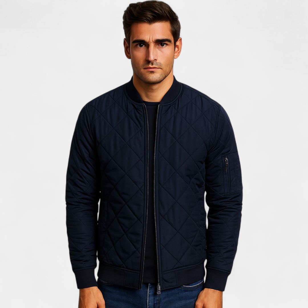 Herren Bomberjacke aus Baumwolle – lässiger Streetwear-Stil