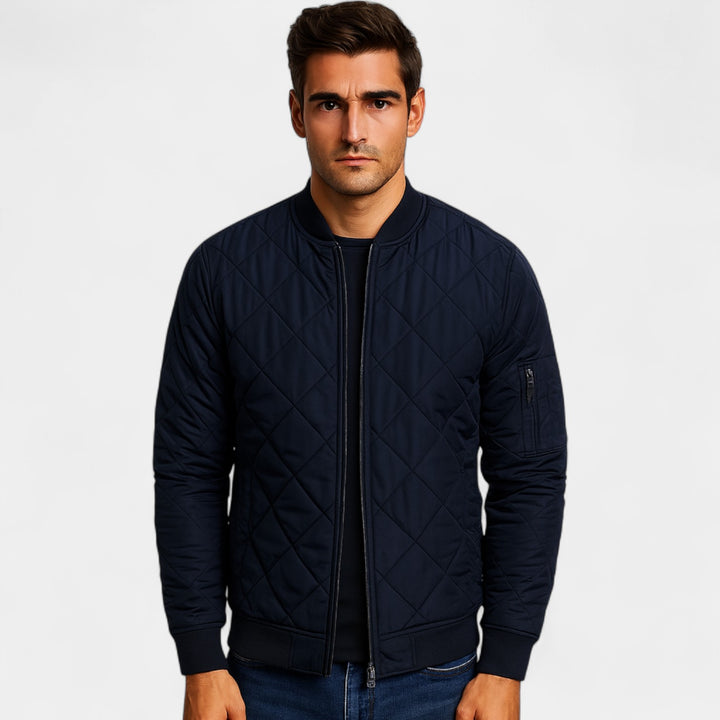 Herren Bomberjacke aus Baumwolle – lässiger Streetwear-Stil