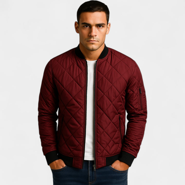 Herren Bomberjacke aus Baumwolle – lässiger Streetwear-Stil