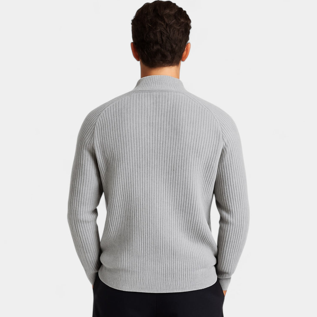 Cardigan uomo in puro cashmere – maglia spessa, stile casual