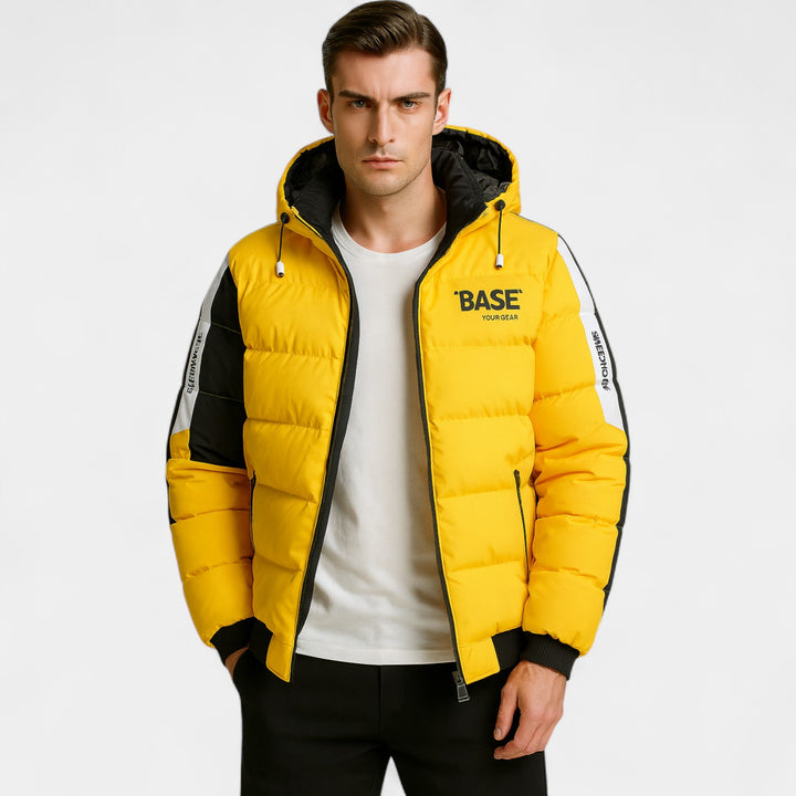 Wendbare Daunenjacke Herren mit Kapuze – dicker Wintermantel