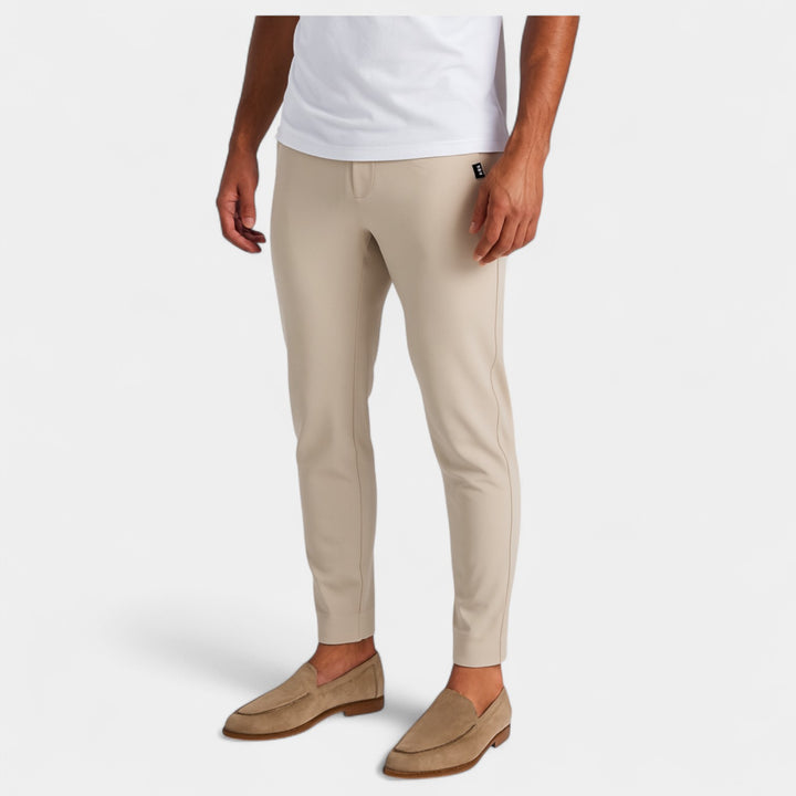 Pantaloni uomo in seta glacé – vita alta, comfort assoluto