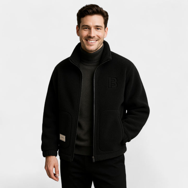 Herre varsity vest i ren kashmir – raffineret, varm, tidløs silhuet