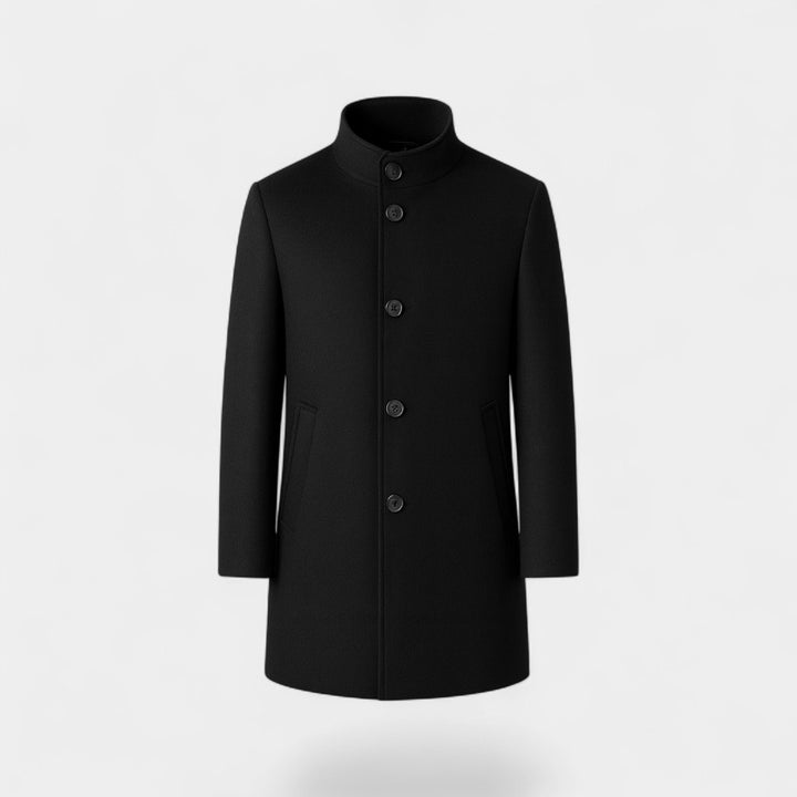 Cappotto uomo spesso in lana merino