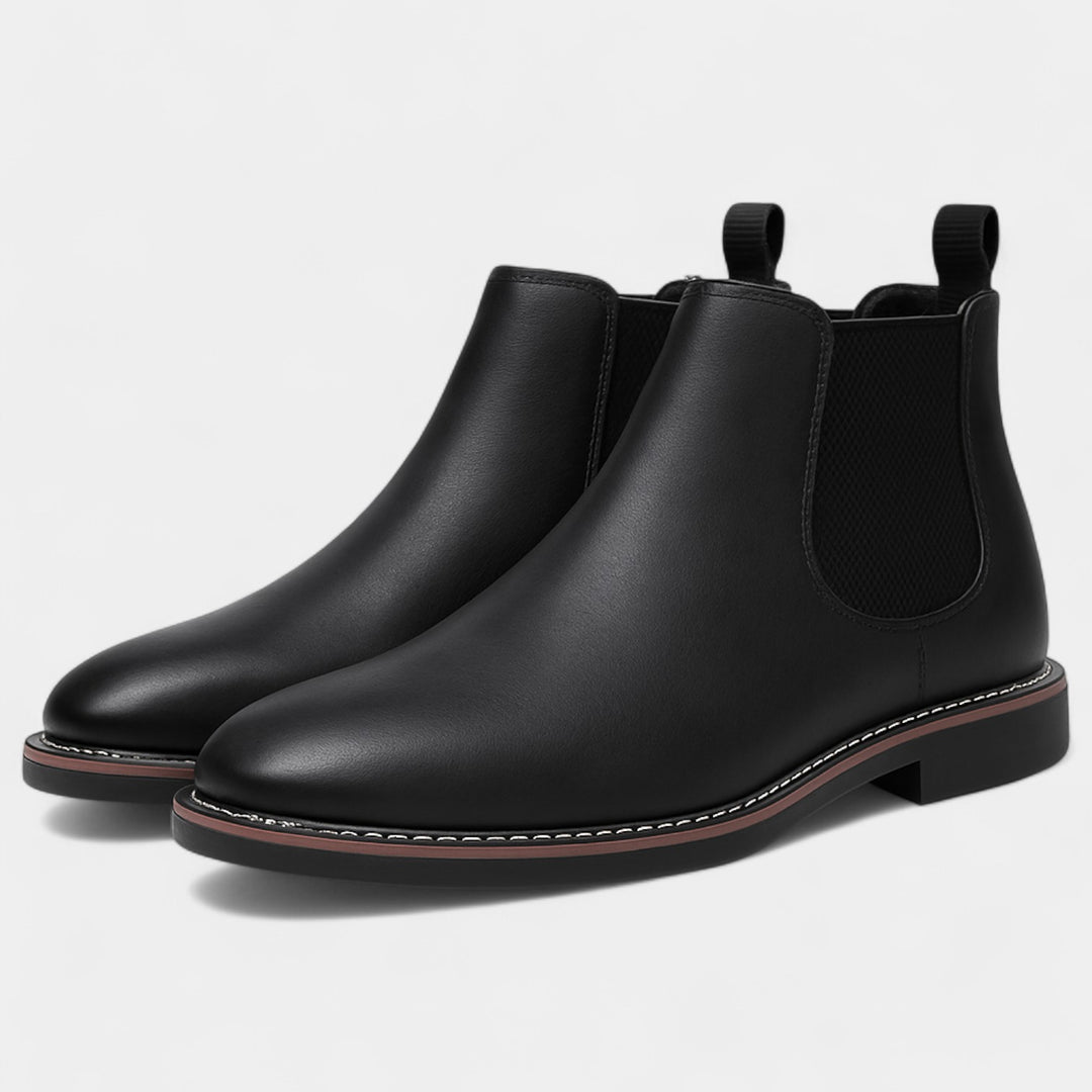 Stivaletti Chelsea uomo in pelle di vitello – stile vintage