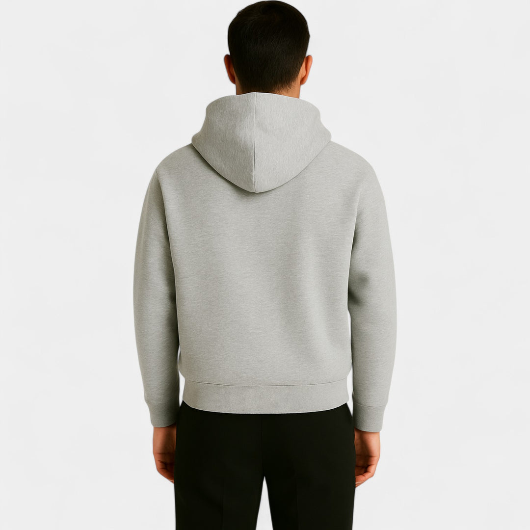 Herren Hoodie aus technischem Jersey – minimalistisches Streetwear-Basic