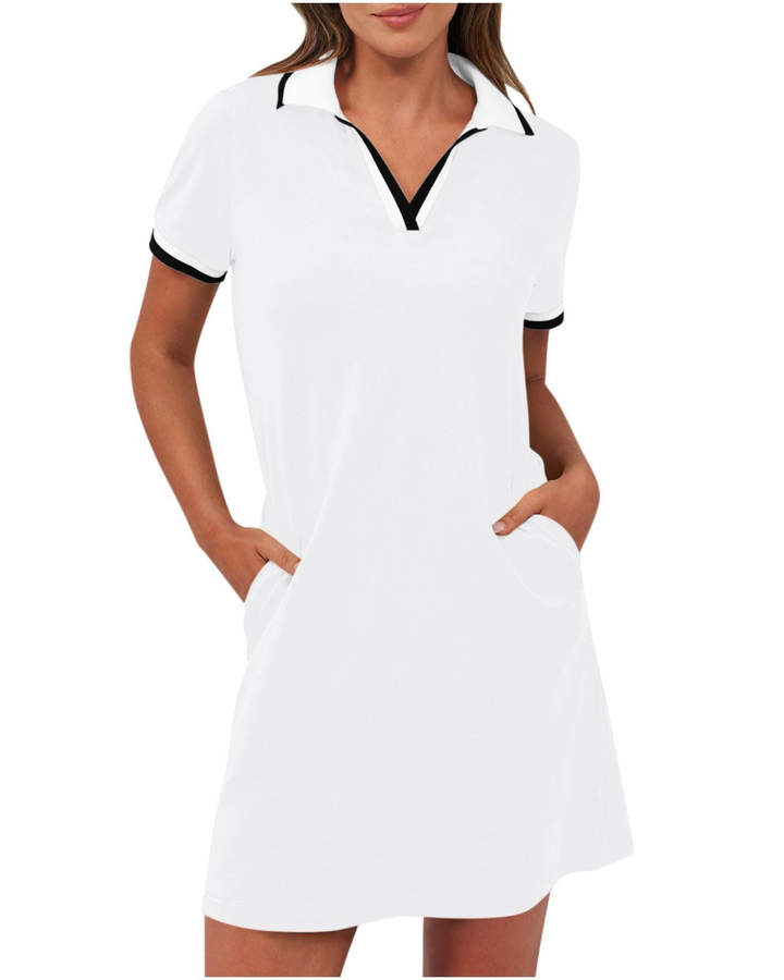 Vestito Polo Donna – Taglio Casual Sport-Chic con Tasche