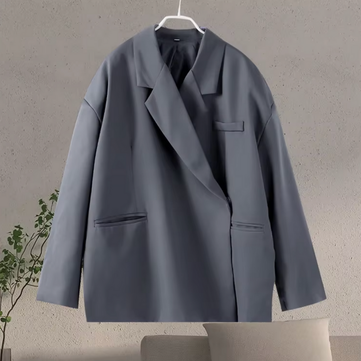 Oversize Blazer Damen Anzug – elegante, lässige Stretchstruktur