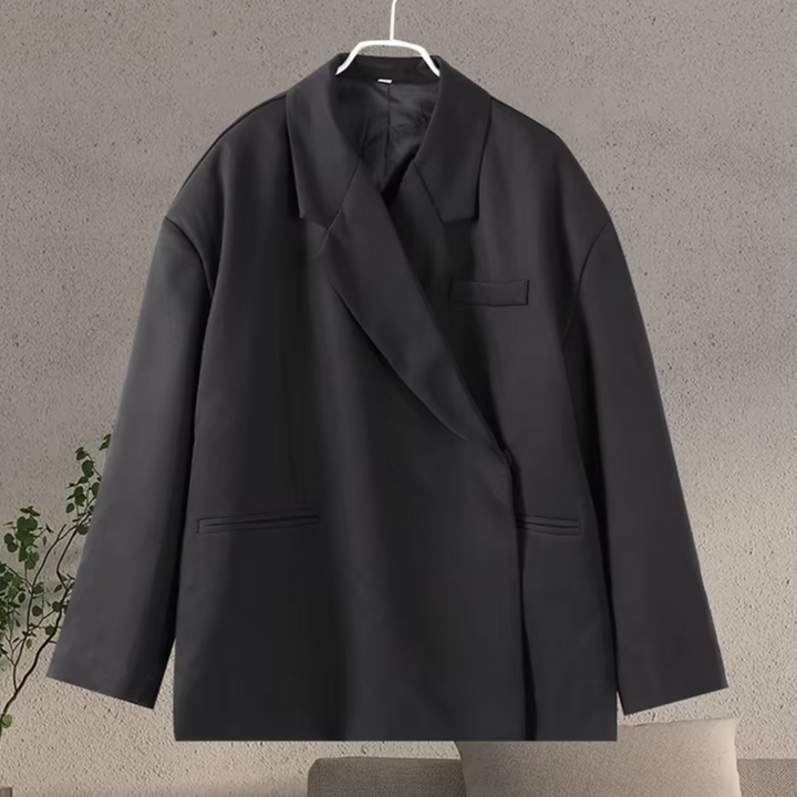 Oversize Blazer Damen Anzug – elegante, lässige Stretchstruktur