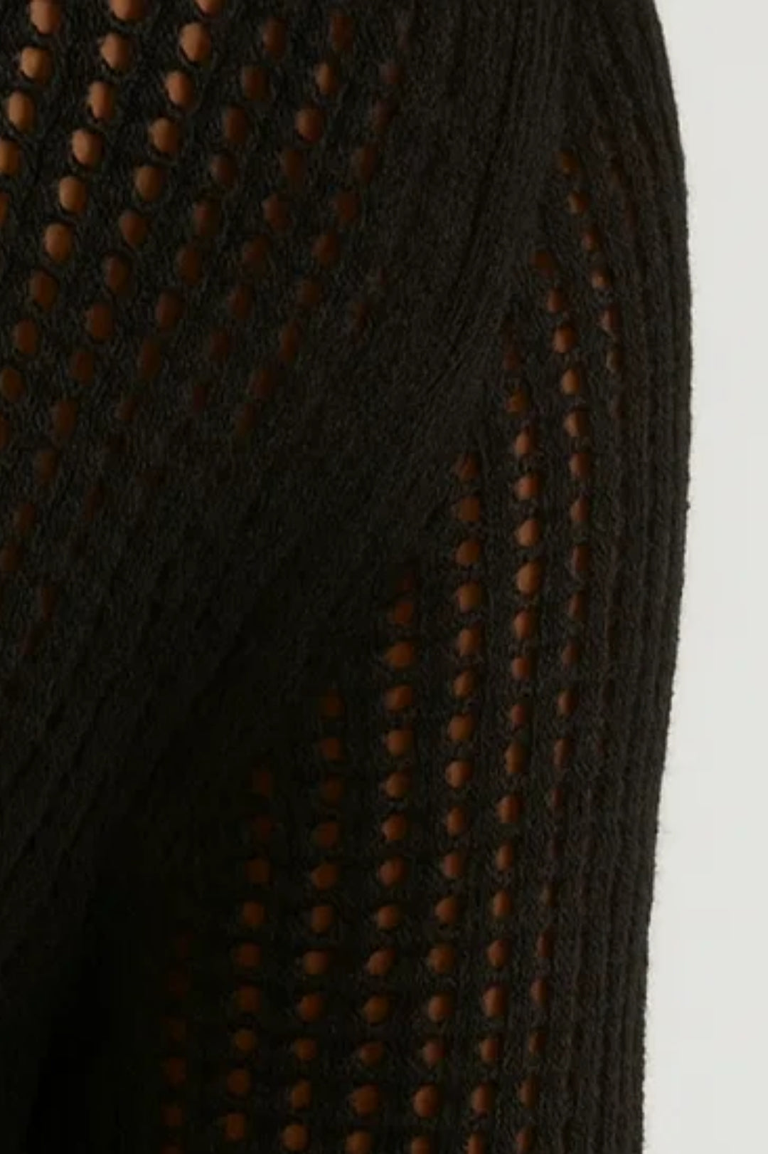 Elegantes langärmeliges Damen-Kleid aus Baumwollstrick